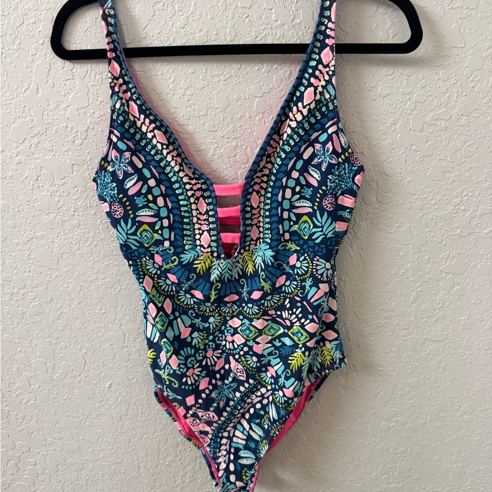 Lilly Pulitzer camellia One-Piece Swimsuit